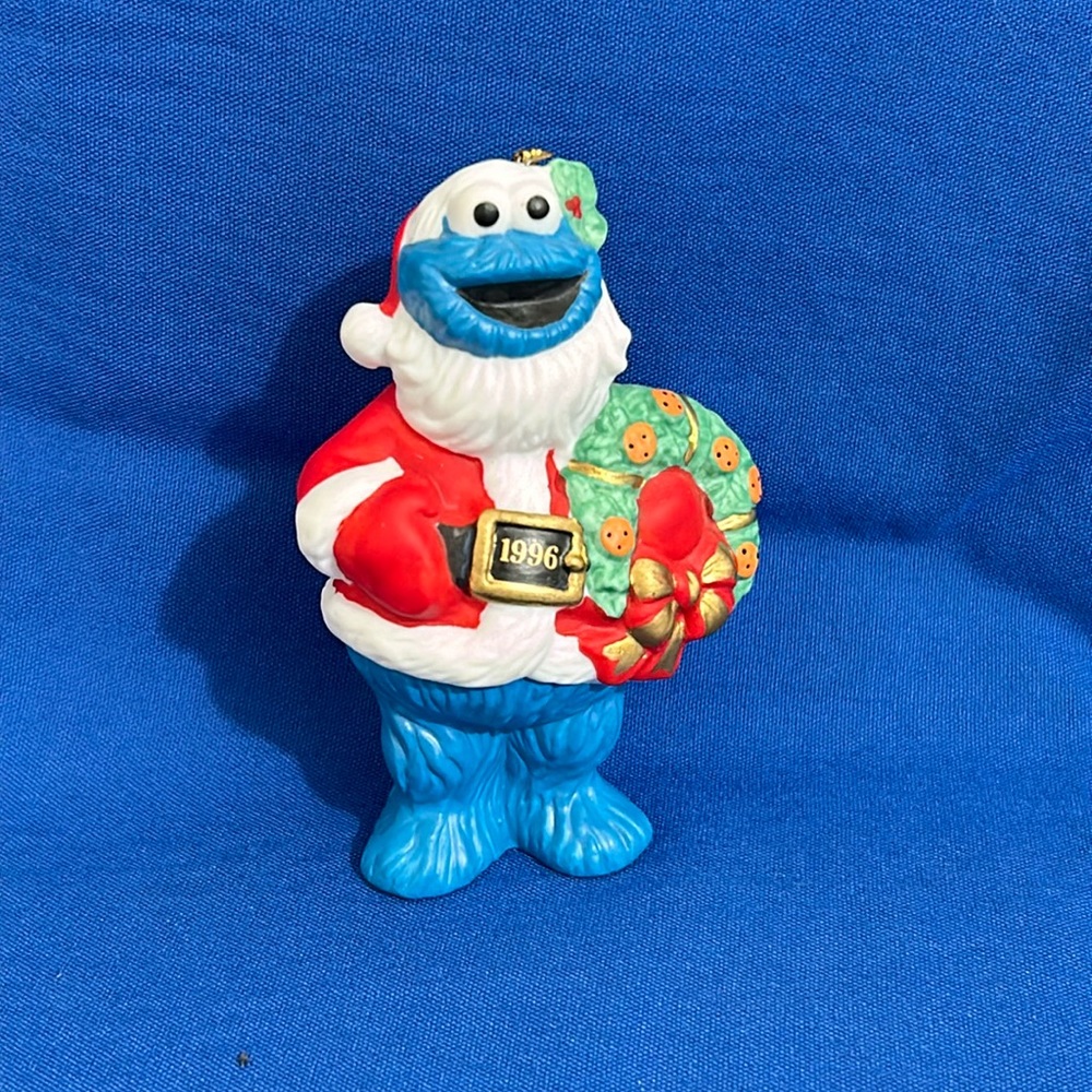 Grolier Sesame Street Cookie Monster Dated 1996 Ornament